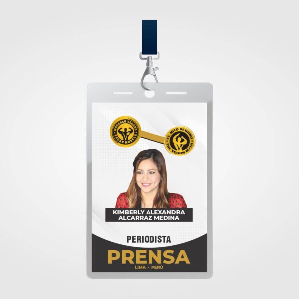 credencial prensa enmicado