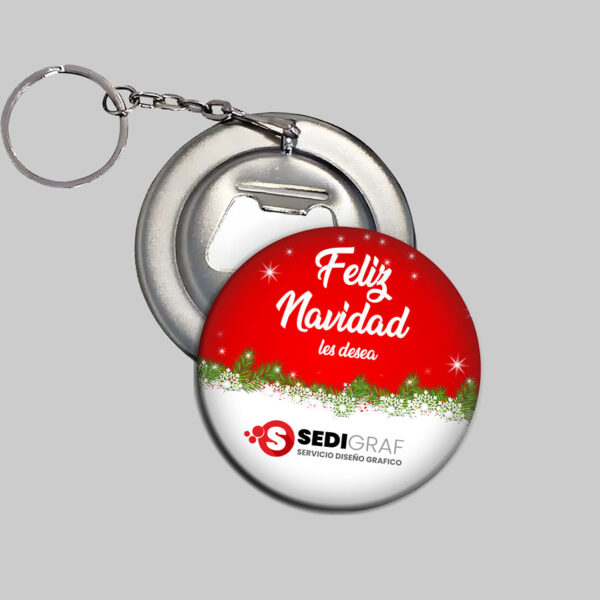Llaveros destapador navidad